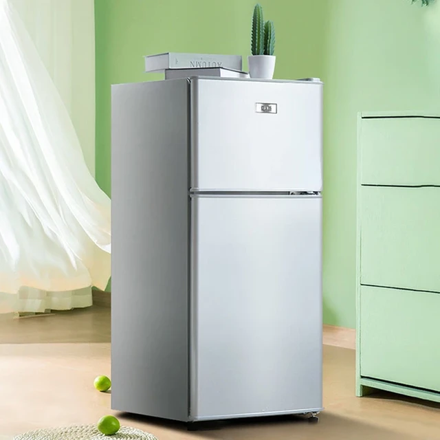 Reviews Refrigerators Bottom Freezers - Household Double Door Mini  Refrigerator - Aliexpress